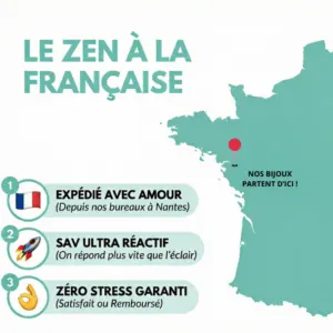 Le zen à la française : bijoux anti-stress expédiés depuis Nantes, SAV réactif et satisfait ou remboursé