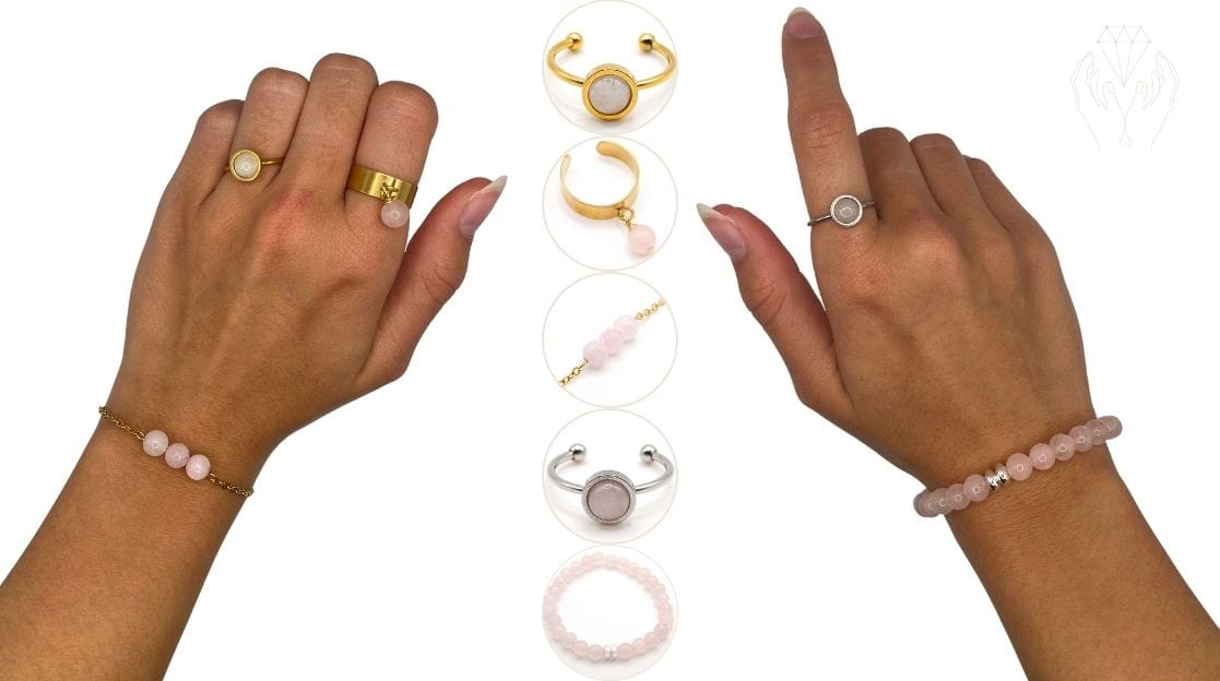 Découvrez la magie du Quartz rose : définition, bienfaits, chakra, signification, vertus et propriétés 20 Bijoux en Quartz Rose Portés