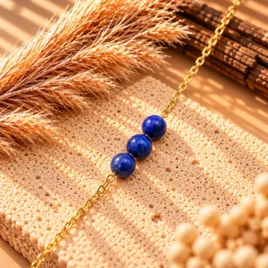 Bracelet Chaine Regina en Lapis Lazuli - Anti-Stress