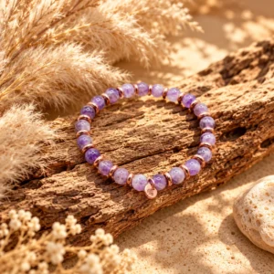 Accueil 46 Bracelet Emma Rose Gold en Améthyste