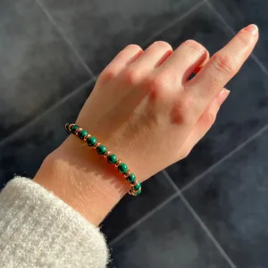 Bracelet Femme Malachite - Lithothérapie