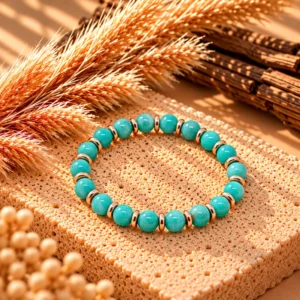 Accueil 46 Bracelet Maya Rose Gold en Amazonite