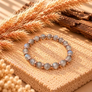 Bracelet Isabella Rose Gold en Labradorite