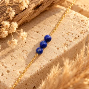 Bracelet Chaine Regina en Lapis Lazuli - Anti-Stress