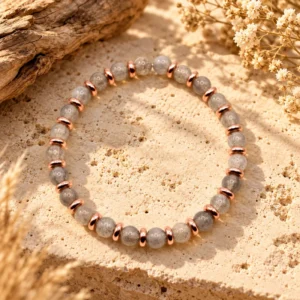 Bracelet Isabella Rose Gold en Labradorite