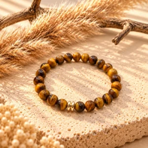 Bracelet Nadia Or en Oeil du Tigre