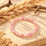 Bracelet Quartz Rose en pierres naturelles