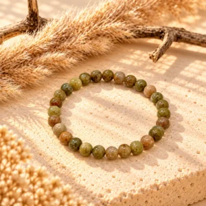 Bracelet Unakite en pierres naturelles