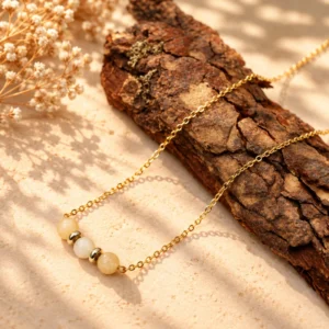Collier Dorée Melody en Citrine