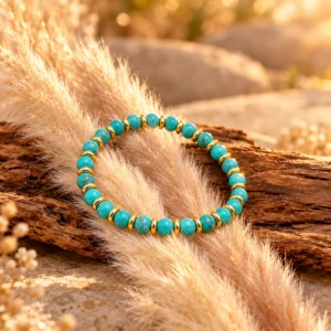 Bracelet Amazonite Or Elodie